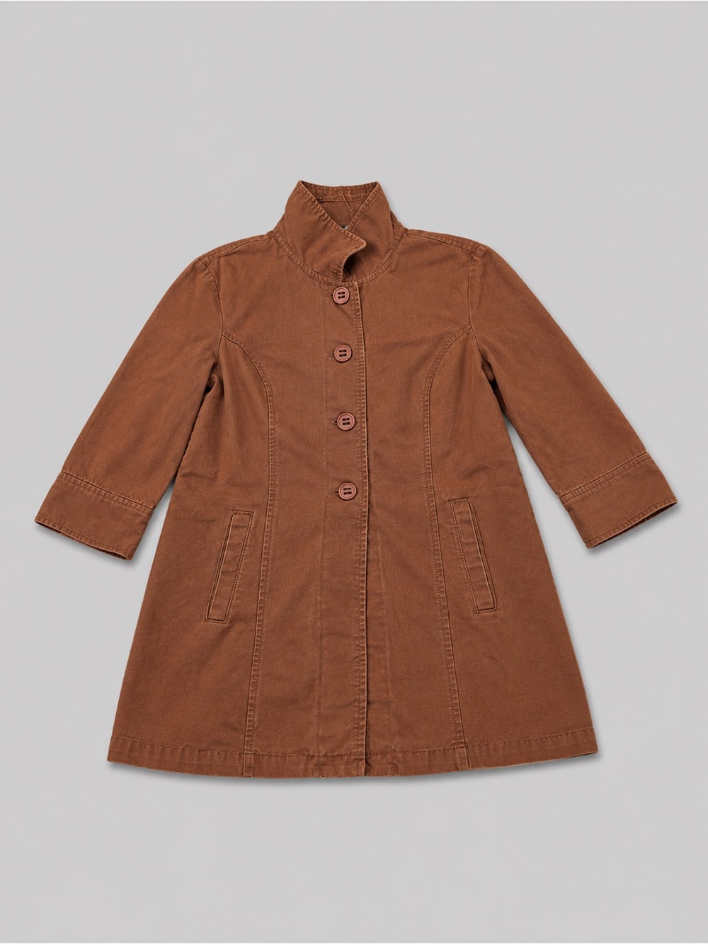 Rubbish Women's Brown Button-Up Utility Jacket |
100% Cotton | 3/4 Sleeve - Picture 2 of 10